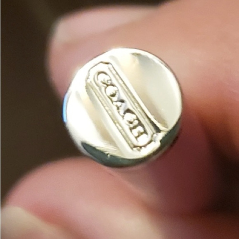 Coach Light Blue Ballpoint Pen with Silver Accents - Picture 2 of 4
